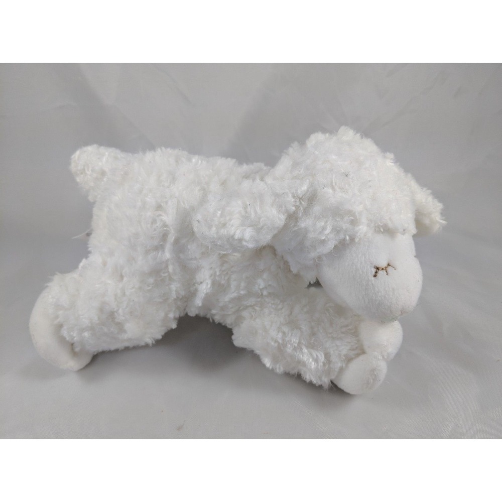 Baby Gund White Winky Sheep Lamb Rattle Plush 8 Inch 58133 Stuffed Animal toy